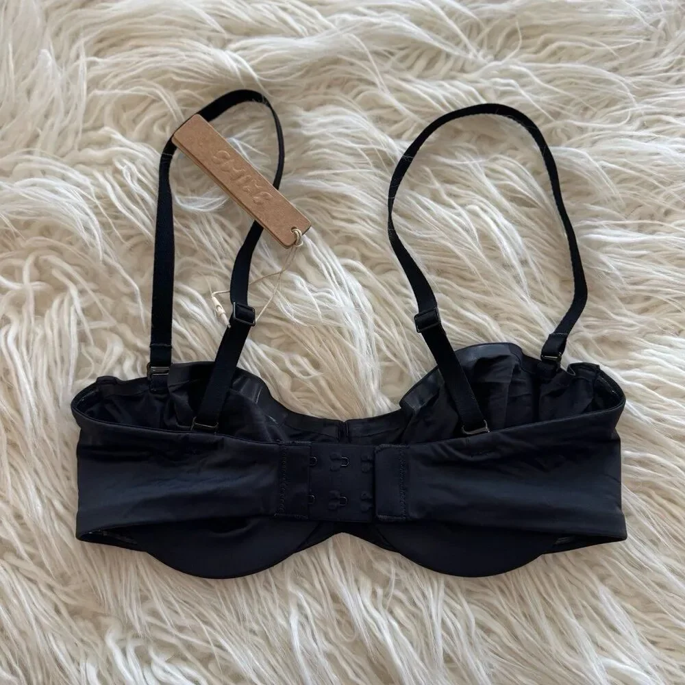 Skims Smoothing Intimates Strapless Bra Onyx Size 32B